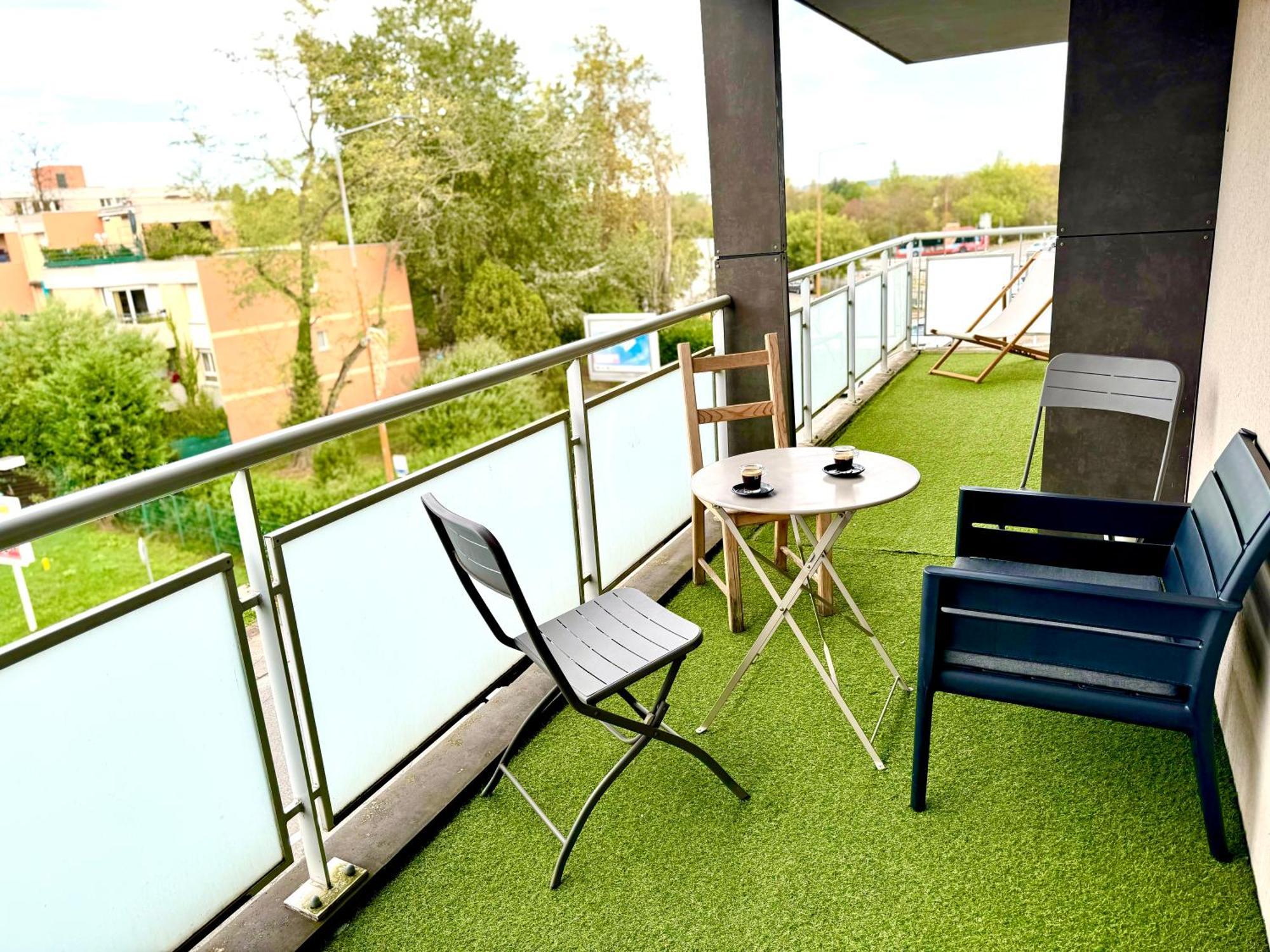 Bel Appartement T3 De 60M2 Avec Parking, Terrasse, Proche Du Metro Et Du Periph Тулуза Экстерьер фото